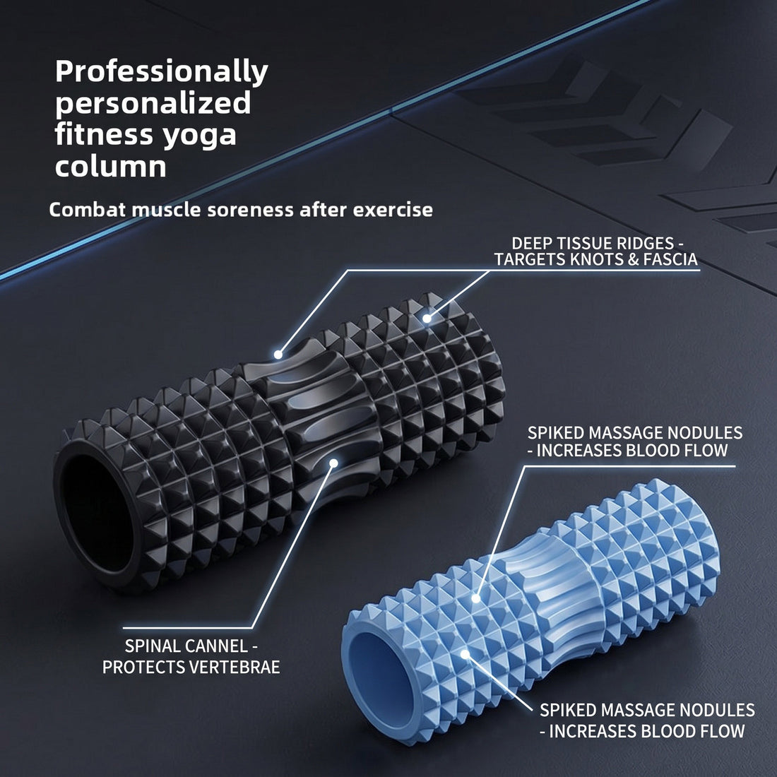 Professional Foam Massage Roller Muscle Recovery Tool