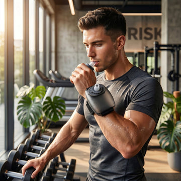 Outdoor wrist water bottle